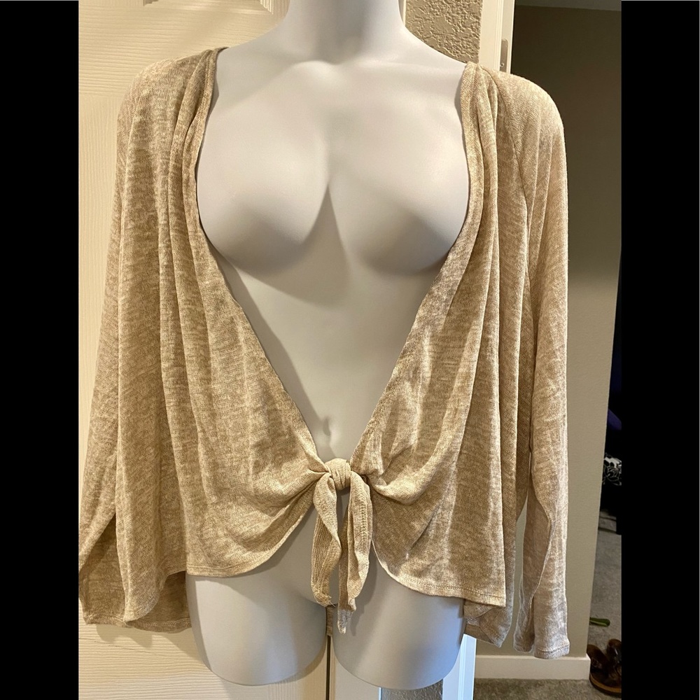 Maurice’s tie front sweater. NWT.